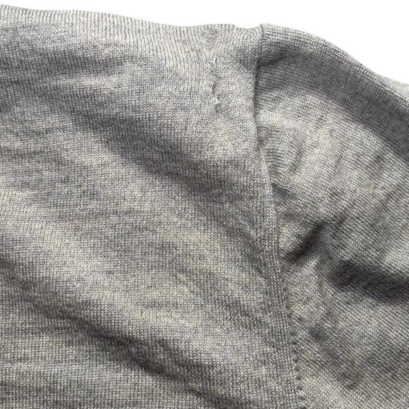 Alfani Grey Turtleneck Sweater Size XL Woolmark Merino Extrafine 100% Wool - Picture 7 of 8